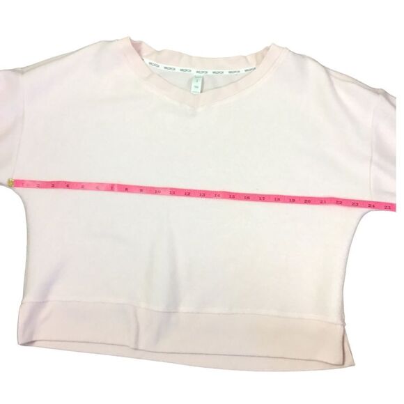 Wildfox Cobalt V-Neck Balloon Sleeve Sweatshirt in Soft Lilac Size Large - Picture 10 of 14